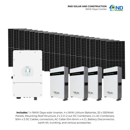 16KW Deye Combo